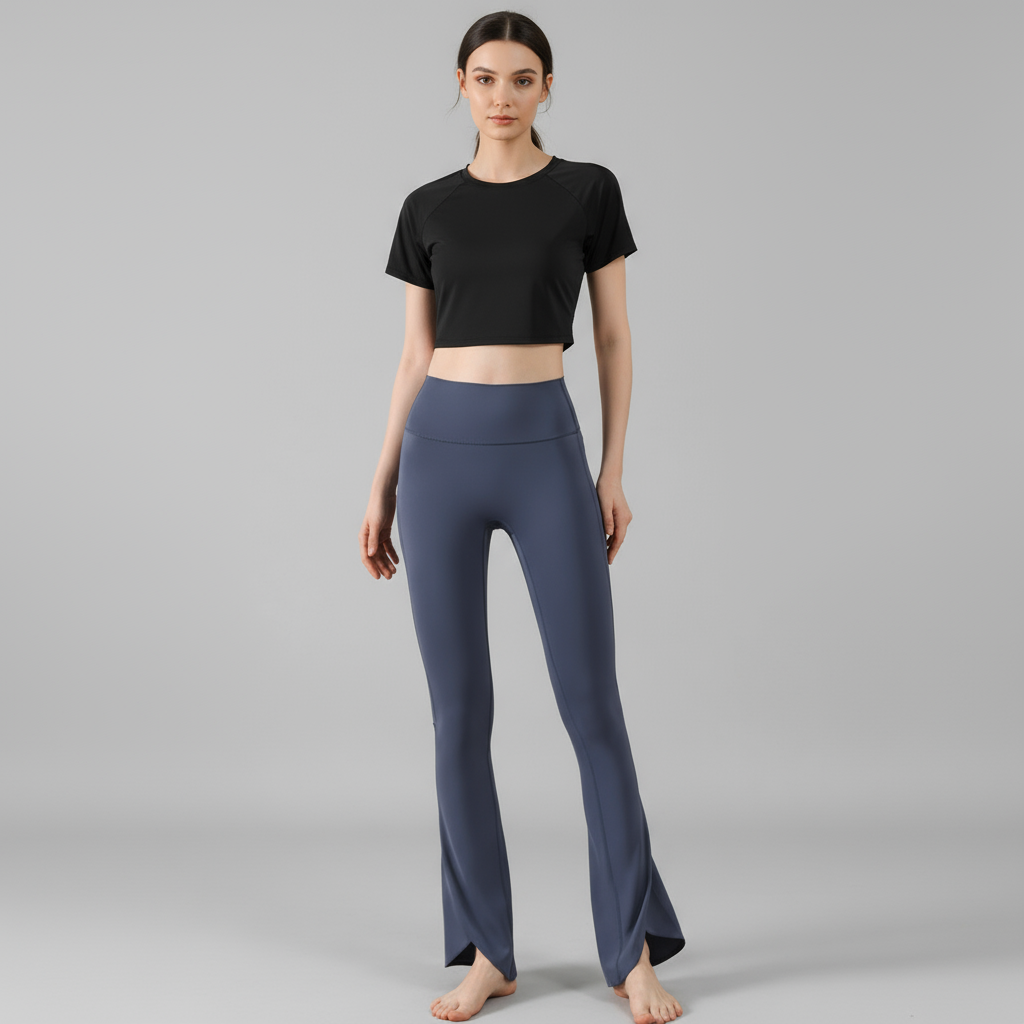 세미 부츠컷 하이웨스트 레깅스 | Semi Bootcut High-Waist Leggings