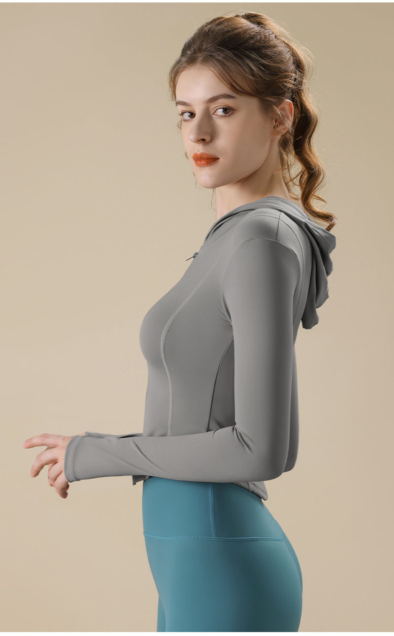 에어리 슬림 집업 | Airy Slim Zip-Up