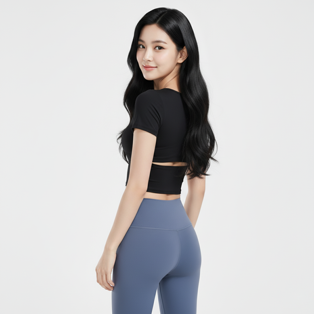 커브라인 숏탑 | Curveline Short Top