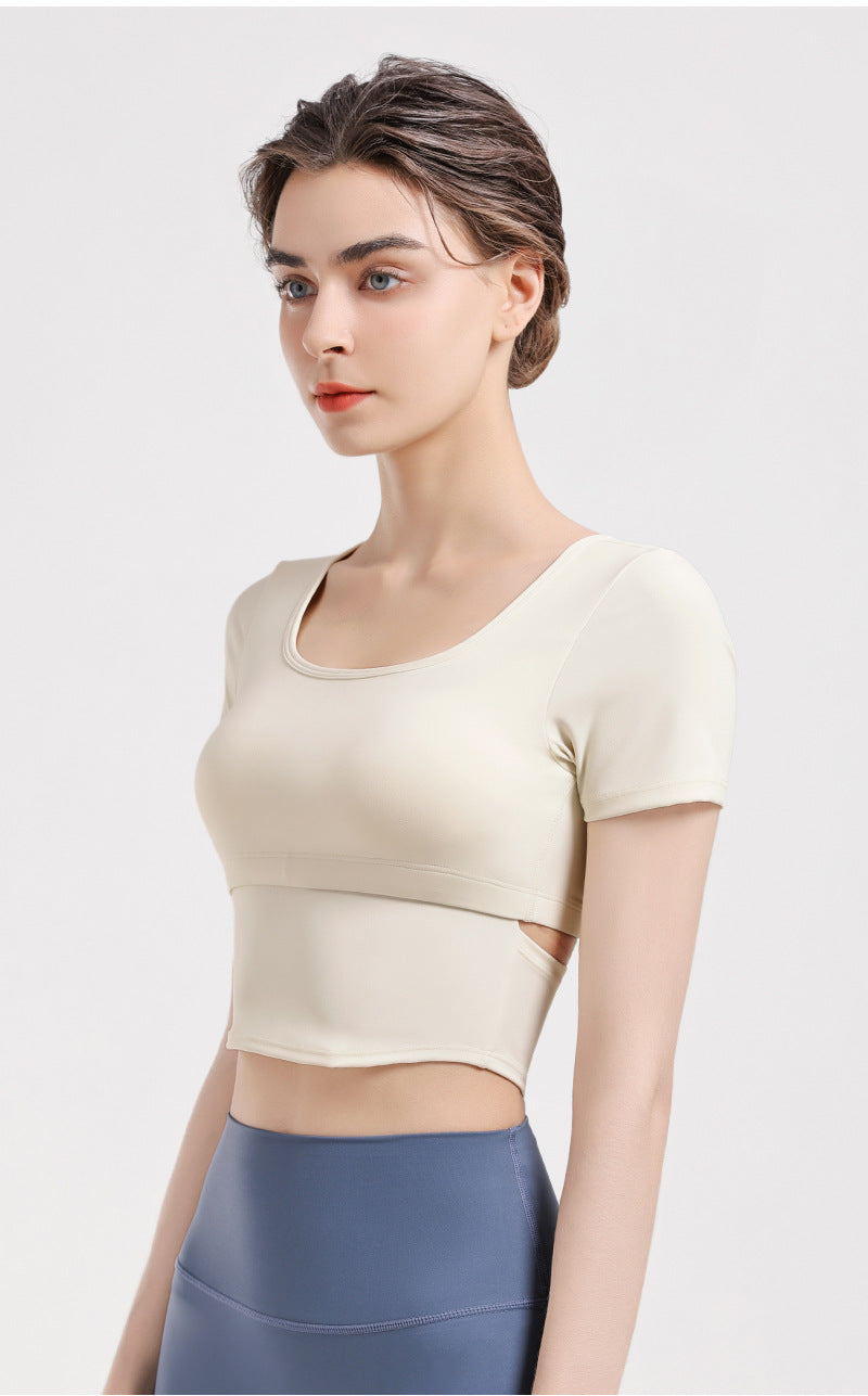 커브라인 숏탑 | Curveline Short Top