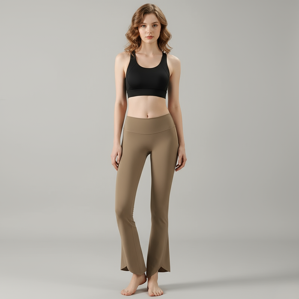 세미 부츠컷 하이웨스트 레깅스 | Semi Bootcut High-Waist Leggings